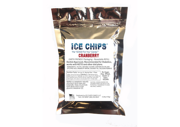 ICE CHIPS® Cranberry Xylitol Candy